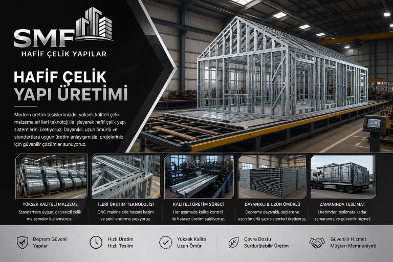 Hafif Çelik Yapı Üretimi